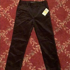 Deep Black Holiday ready Boys velvet looking pants